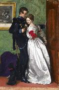 Sir John Everett Millais The Black Brunswicker painting